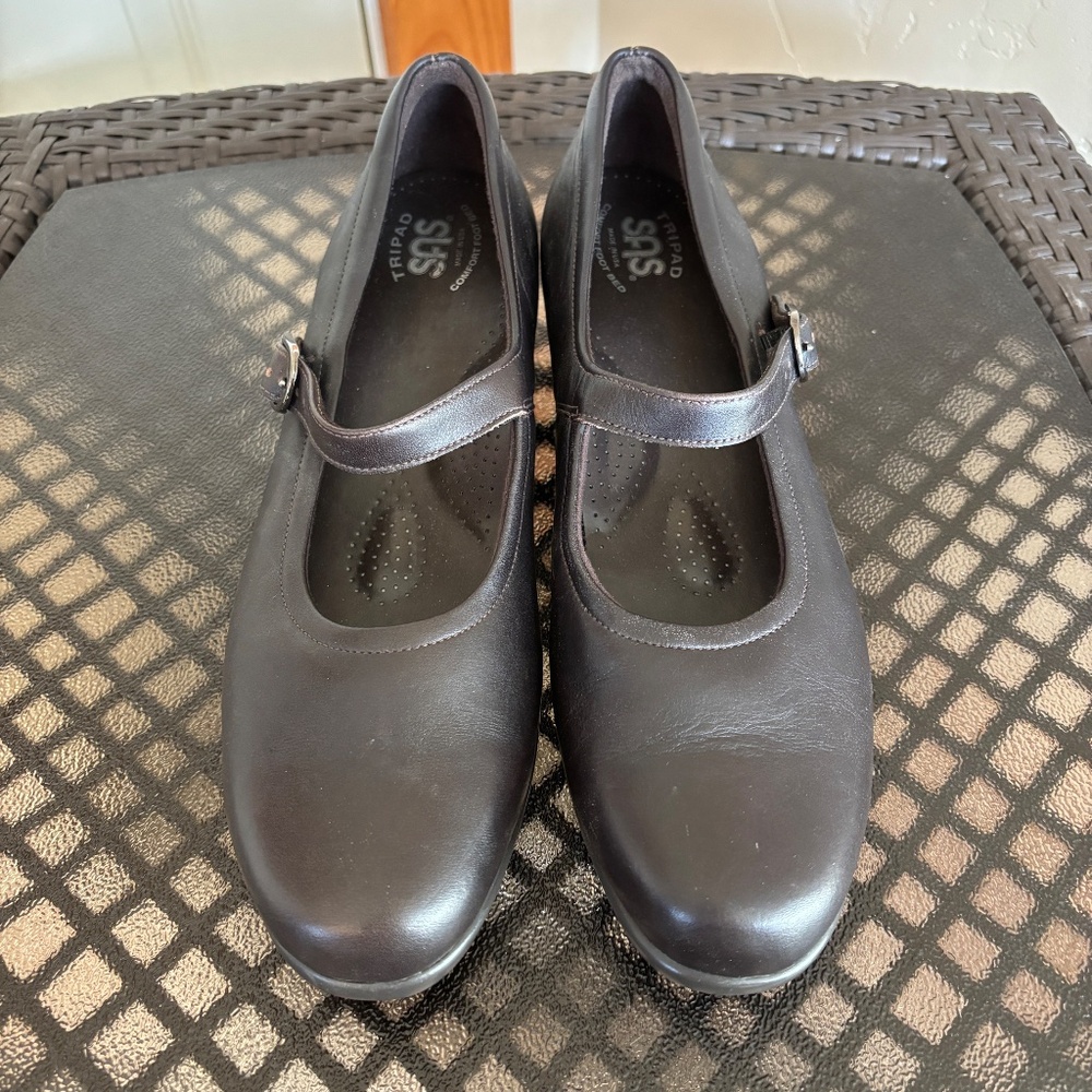 SAS Tripad Maria Mary Jane Leather Comfort Shoes Size 11 N